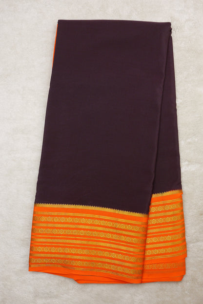 Pure mysore silk sarees Rudraksh Big Border(1436885)