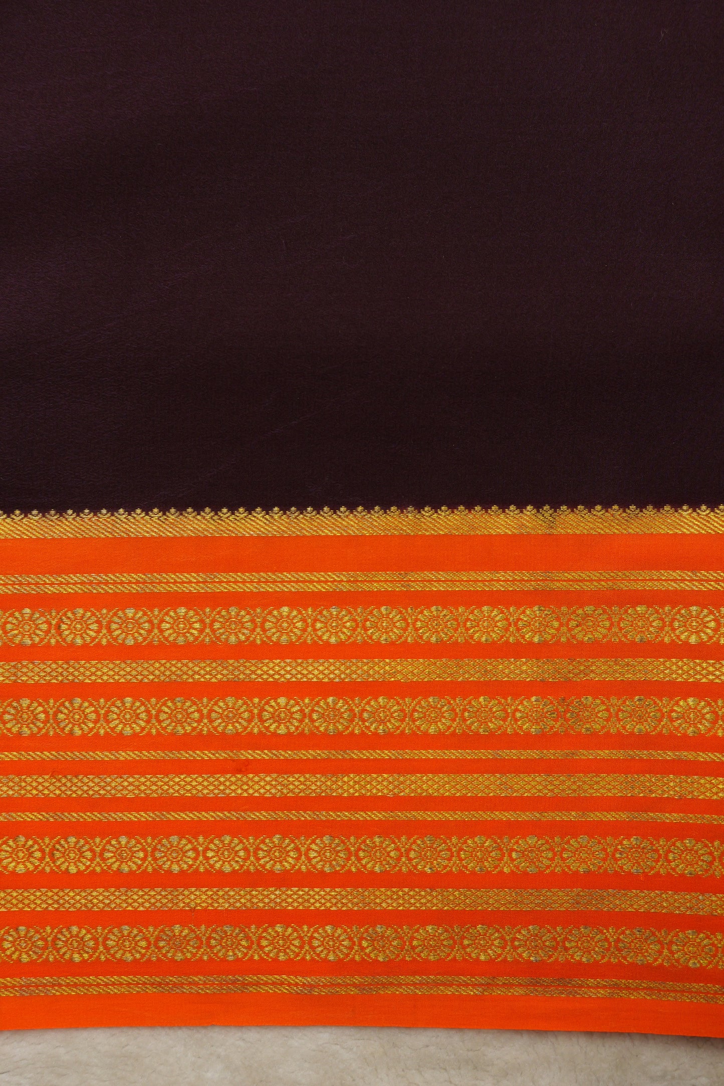 Pure mysore silk sarees Rudraksh Big Border(1436885)