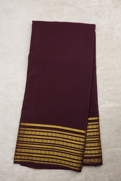 Pure mysore silk sarees Rudraksh Big Border(1436885)