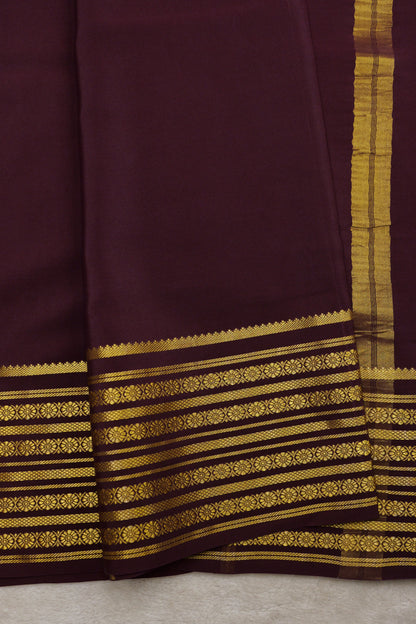 Pure mysore silk sarees Rudraksh Big Border(1436885)