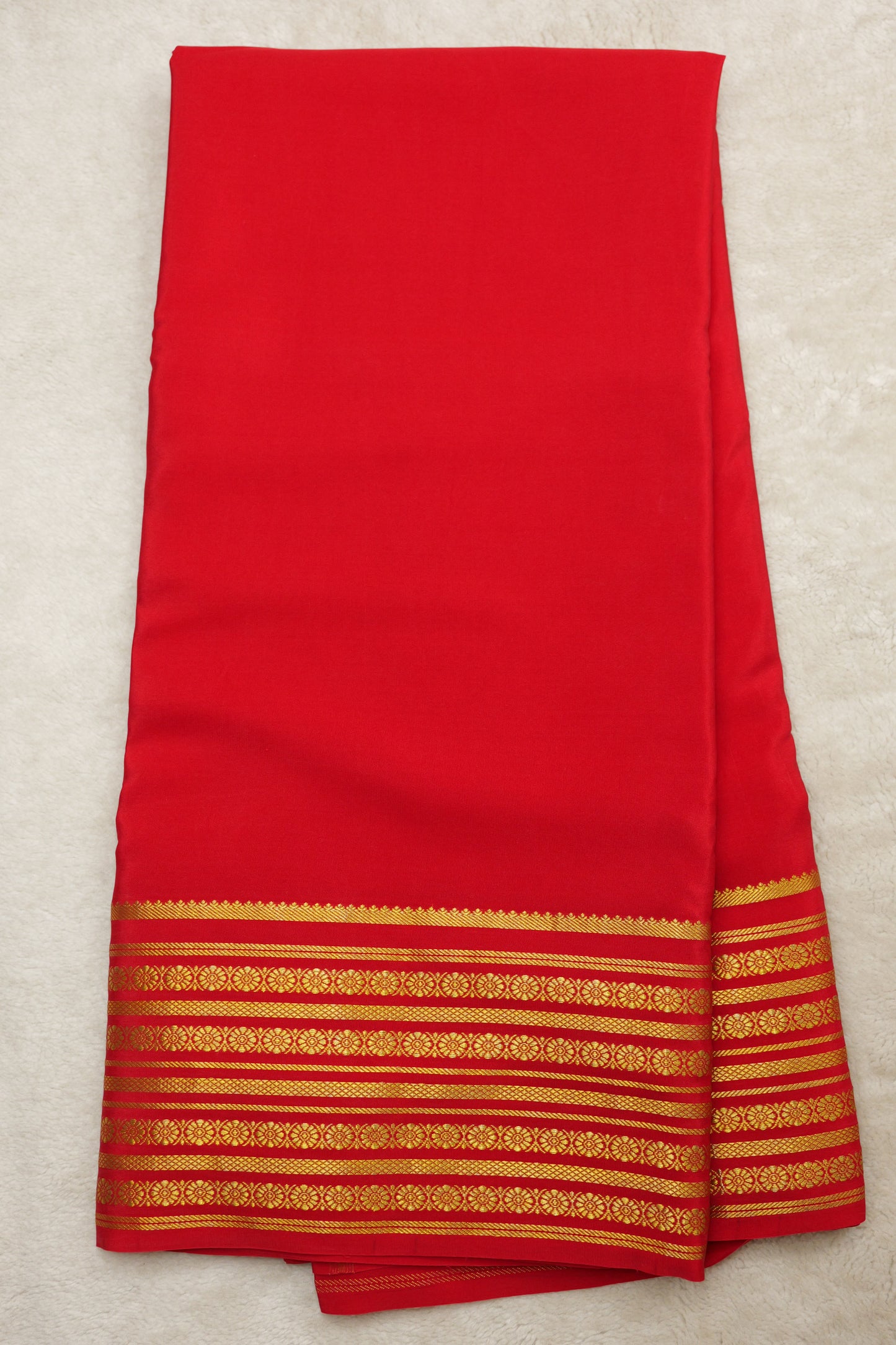 Pure mysore silk sarees Rudraksh Big Border(1436885)