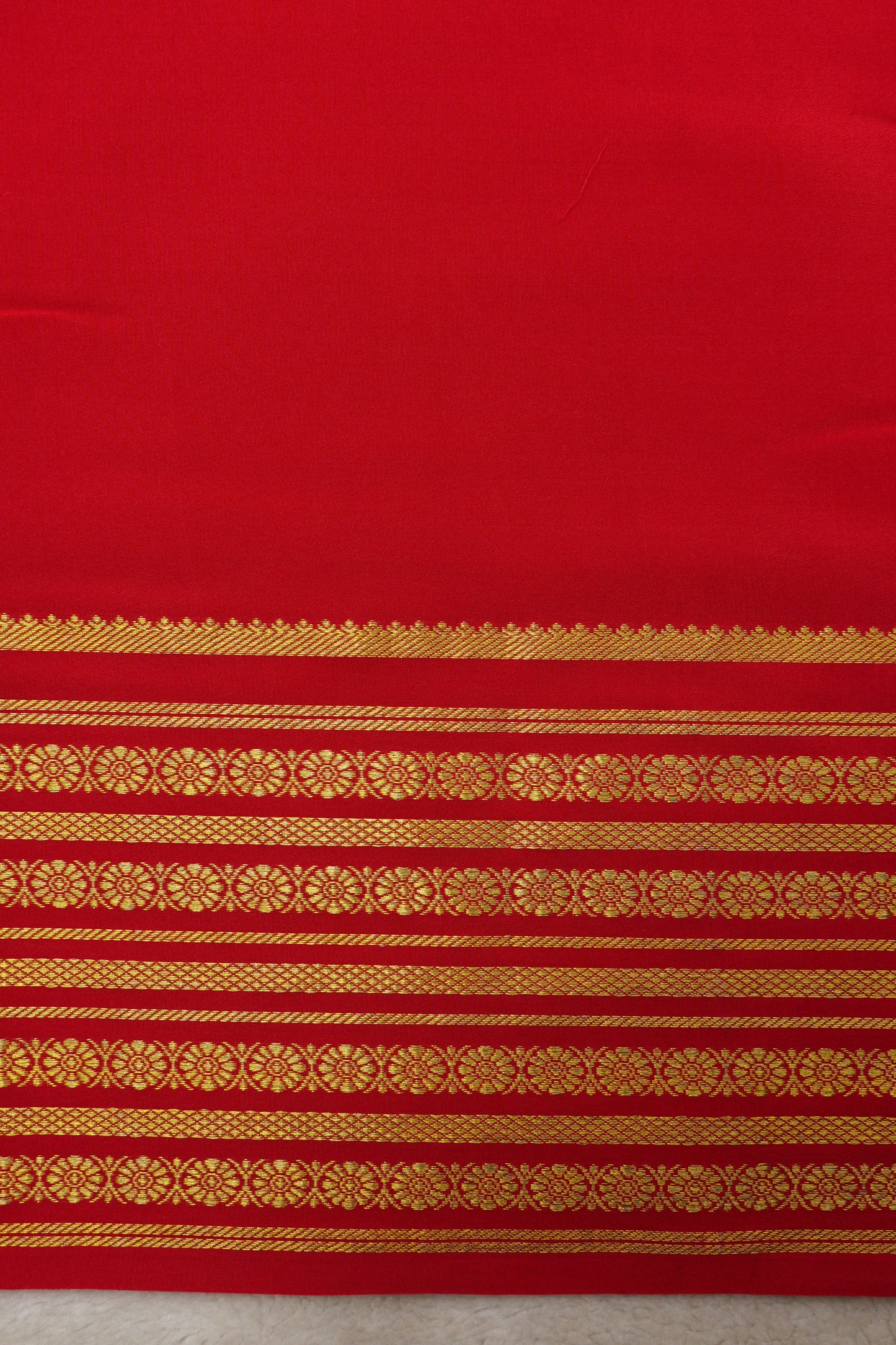 Pure mysore silk sarees Rudraksh Big Border(1436885)