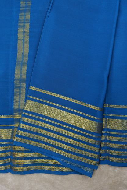 Pure mysore silk sarees 4 Line Big Border(1437199)