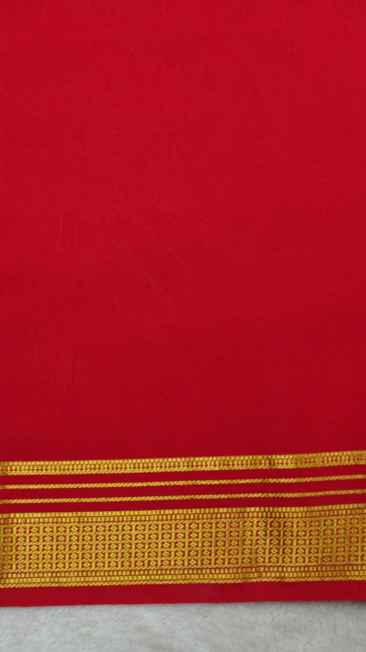 Pure Mysore Red silk sarees 357(1435776)