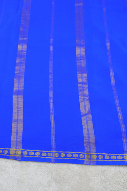 Pure mysore silk Saree 1/2 Inch (1454808)