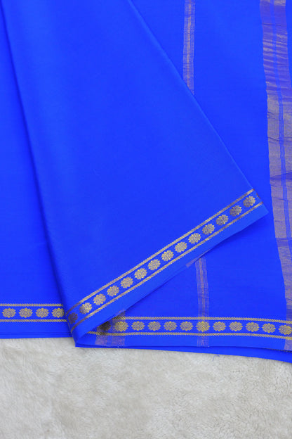 Pure mysore silk Saree 1/2 Inch (1454808)