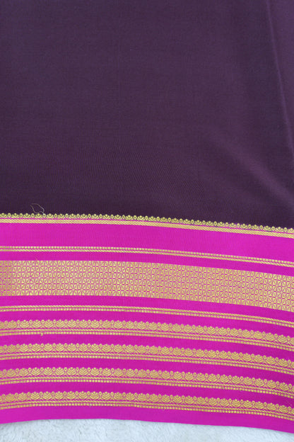 PURE MYSORE SILK SAREES 4 Line Big Border(1437185)
