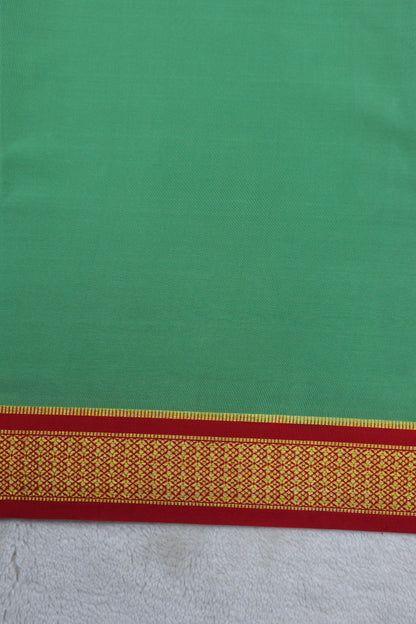 PURE MYSORE SILK SAREES Flower Gatti Border (1452305)