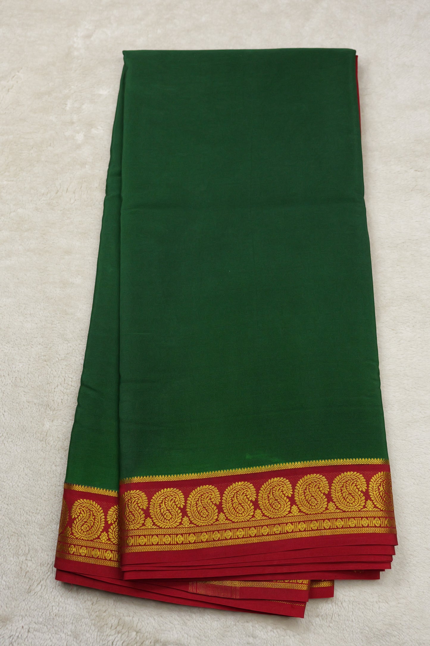Pure mysore silk sarees Mango(1462199)