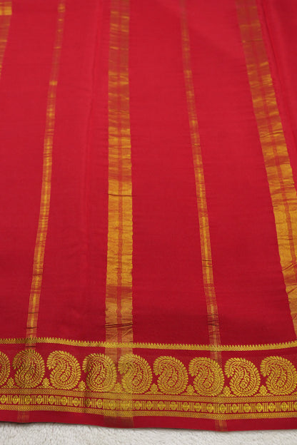 Pure mysore silk sarees Mango(1462199)