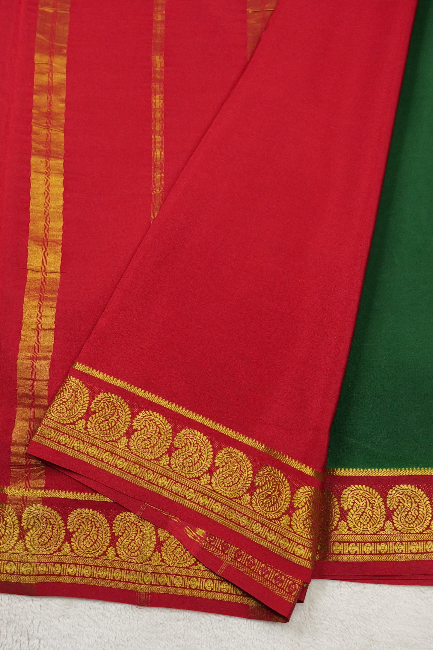 Pure mysore silk sarees Mango(1462199)