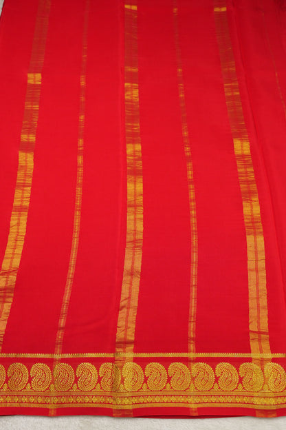 Pure mysore silk sarees Mango(1462176)