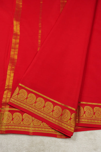 Pure mysore silk sarees Mango(1462176)