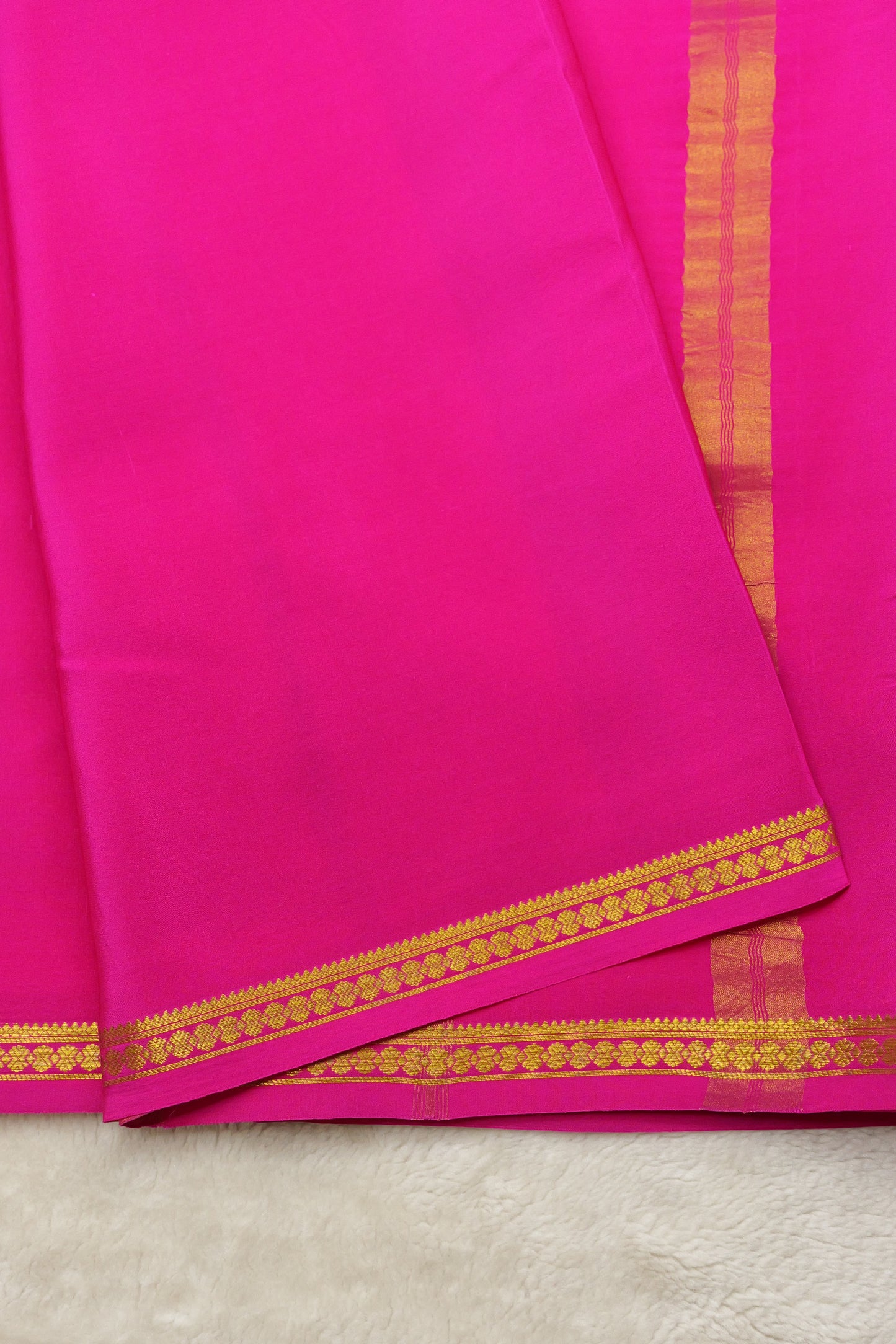 Pure mysore silk sarees Half Inch Small(1462308)