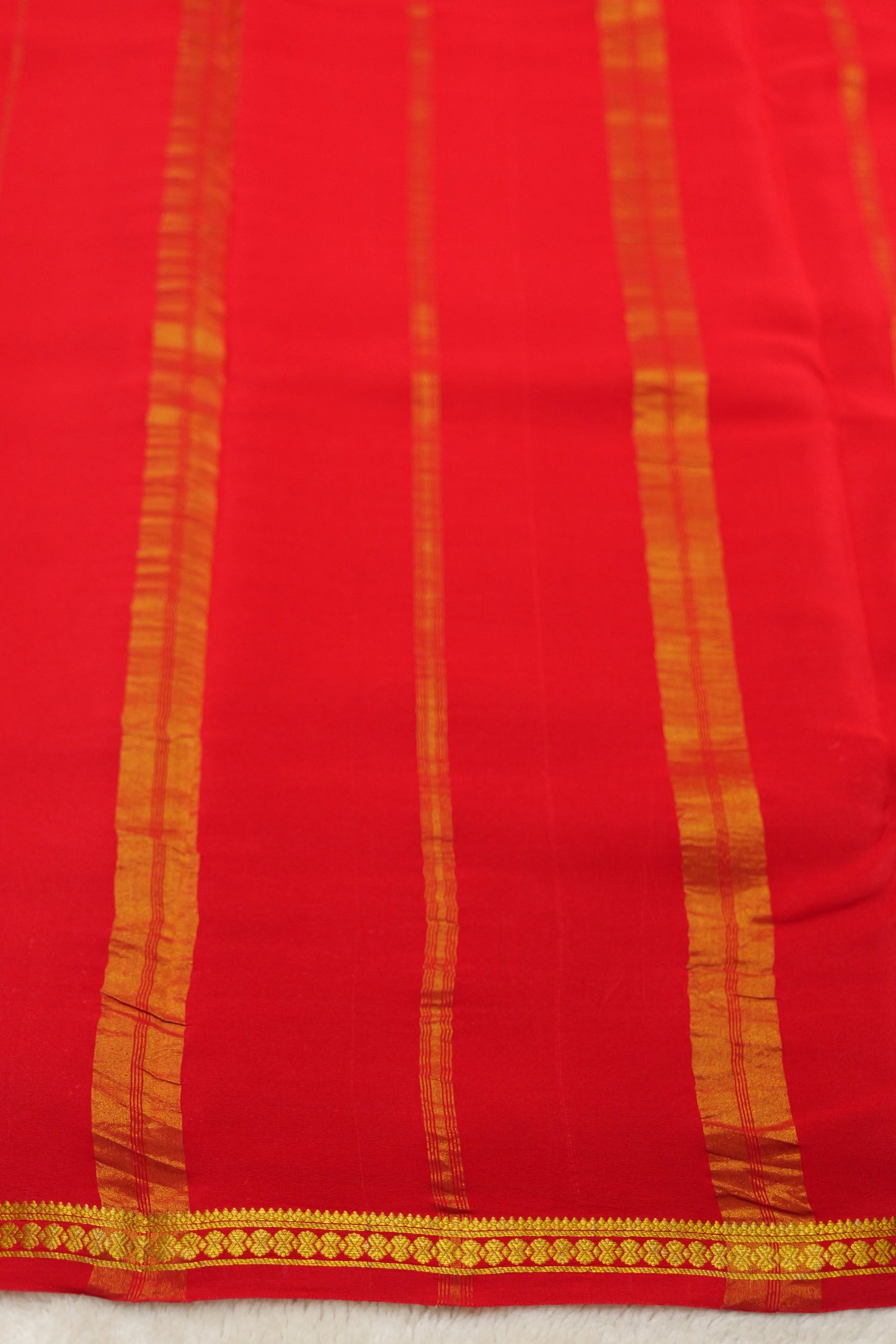 Pure mysore silk sarees Half Inch Small(1462308)