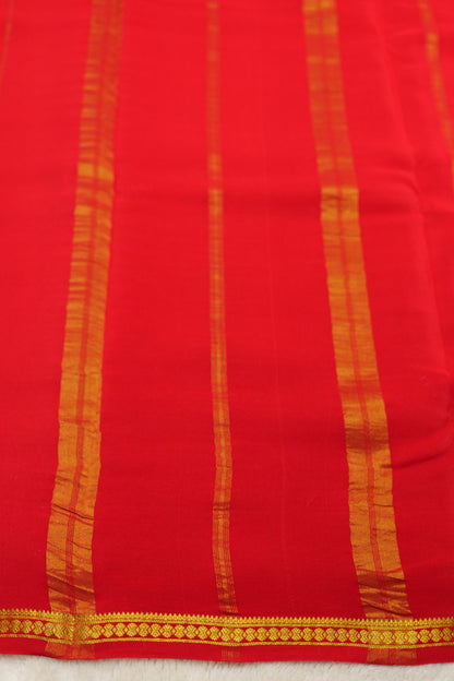 Pure mysore silk sarees Half Inch Small(1462308)