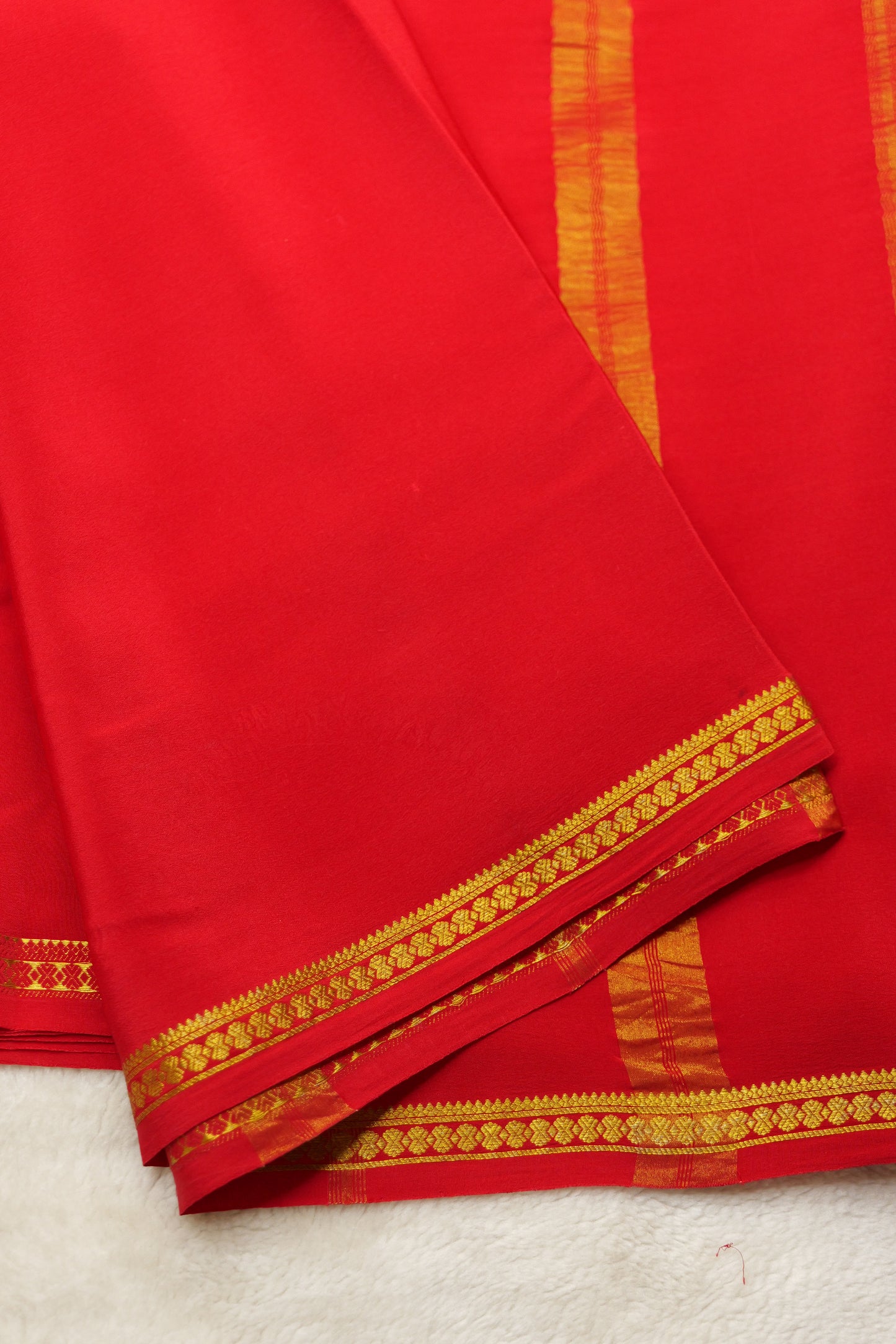 Pure mysore silk sarees Half Inch Small(1462308)
