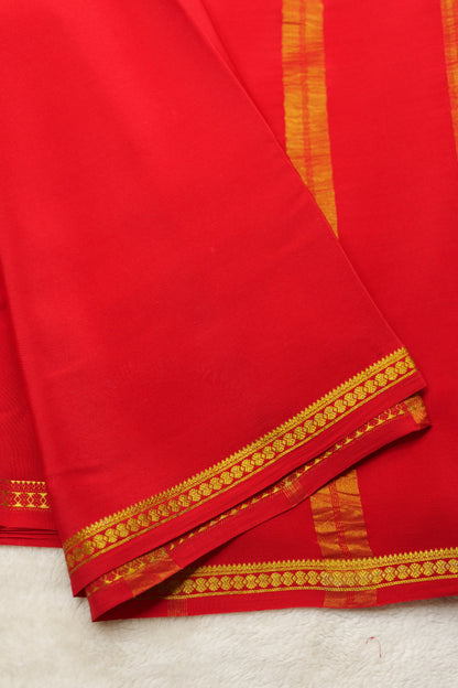 Pure mysore silk sarees Half Inch Small(1462308)