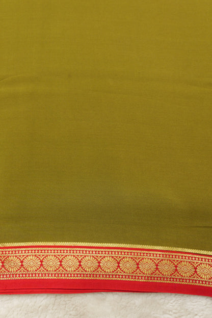 Pure mysore silk sarees Single Line Rudraksh(1453664)