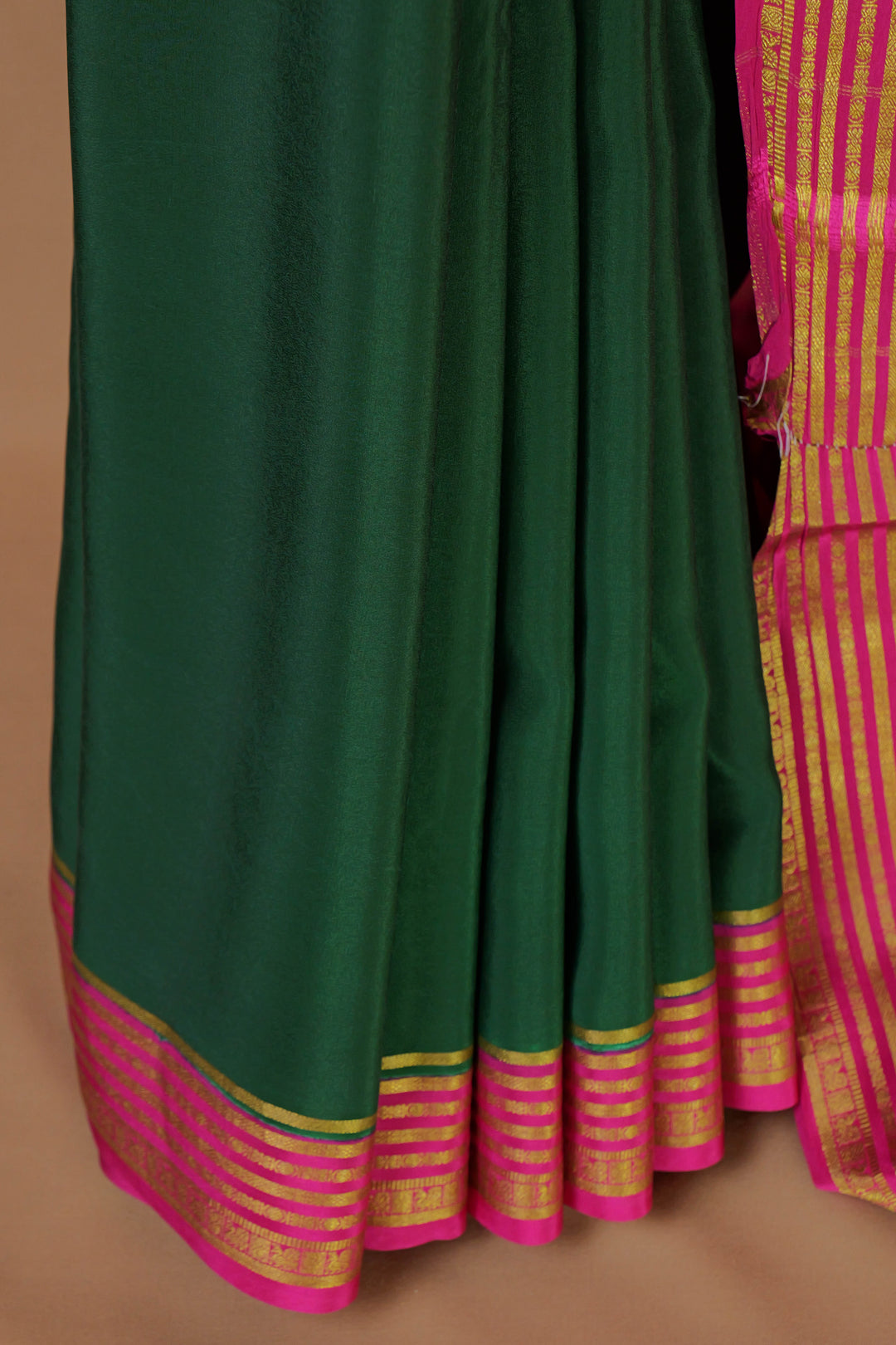 PINK PURE MYSORE SILK SAREES