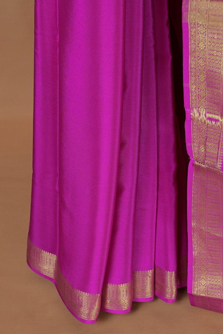 PINK PURE CREPE MYSORE SILK SAREES