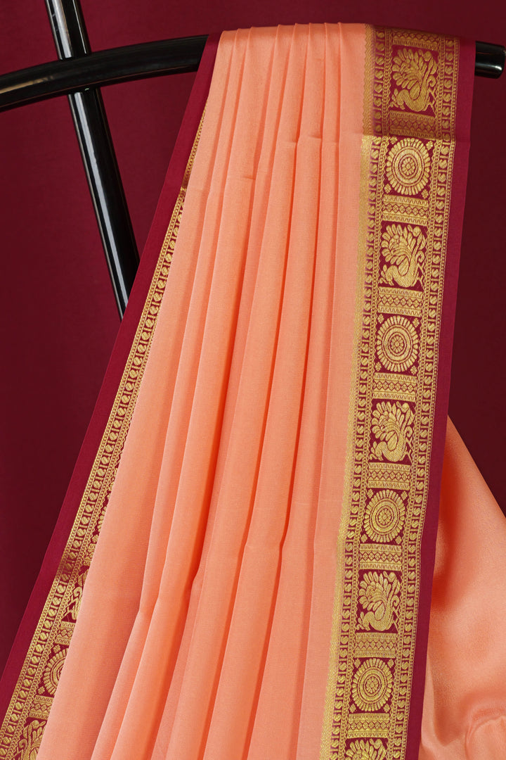 PURE MYSORE SILK SAREEORANGE