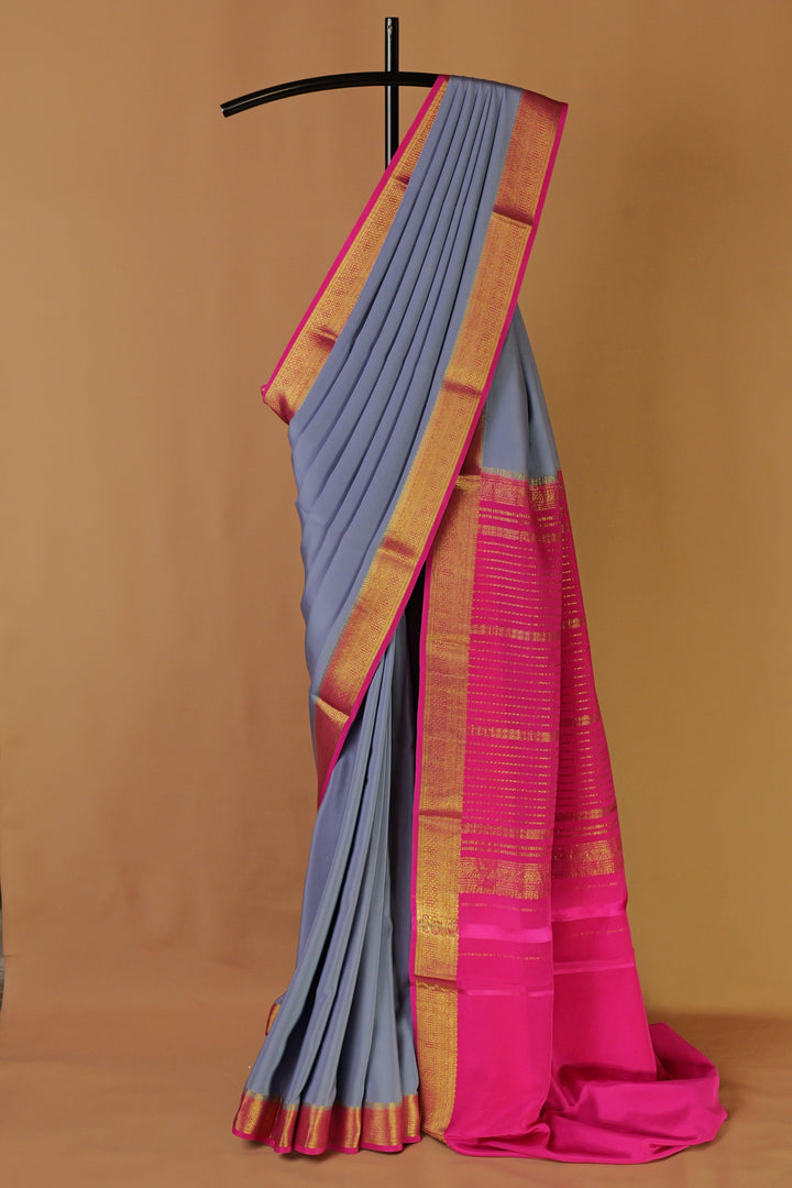 PURE MYSORE SILK SAREE | SILK MARK CERTIFIED - ATHARVA