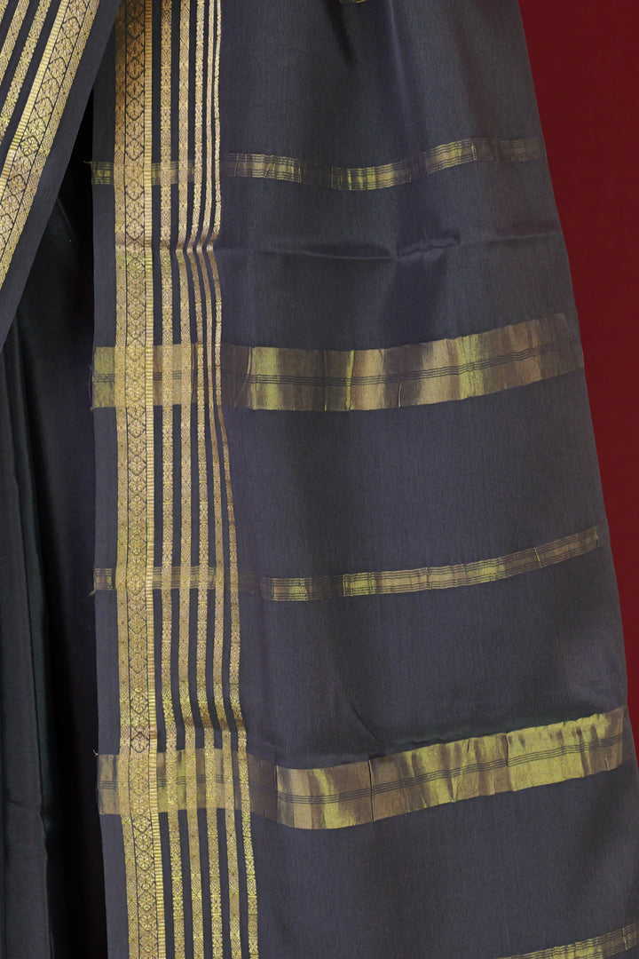 PURE MYSORE SILK SAREES GREY