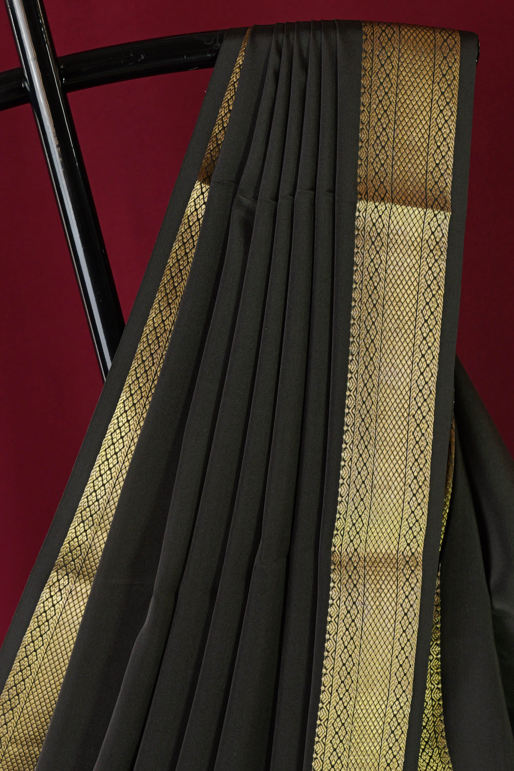 PURE MYSORE SILK SAREES GREY