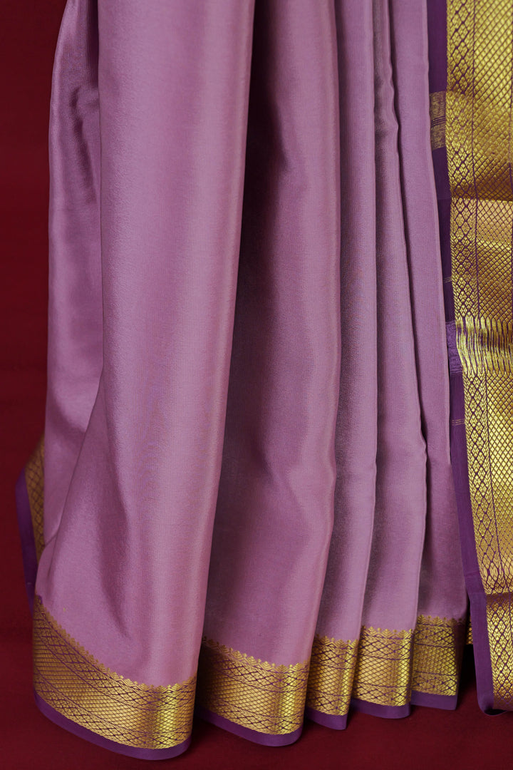 PURE MYSORE SILK SAREES LILAC