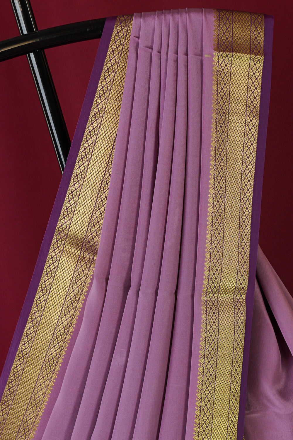 PURE MYSORE SILK SAREES LILAC