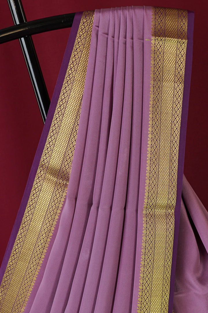 PURE MYSORE SILK SAREES LILAC