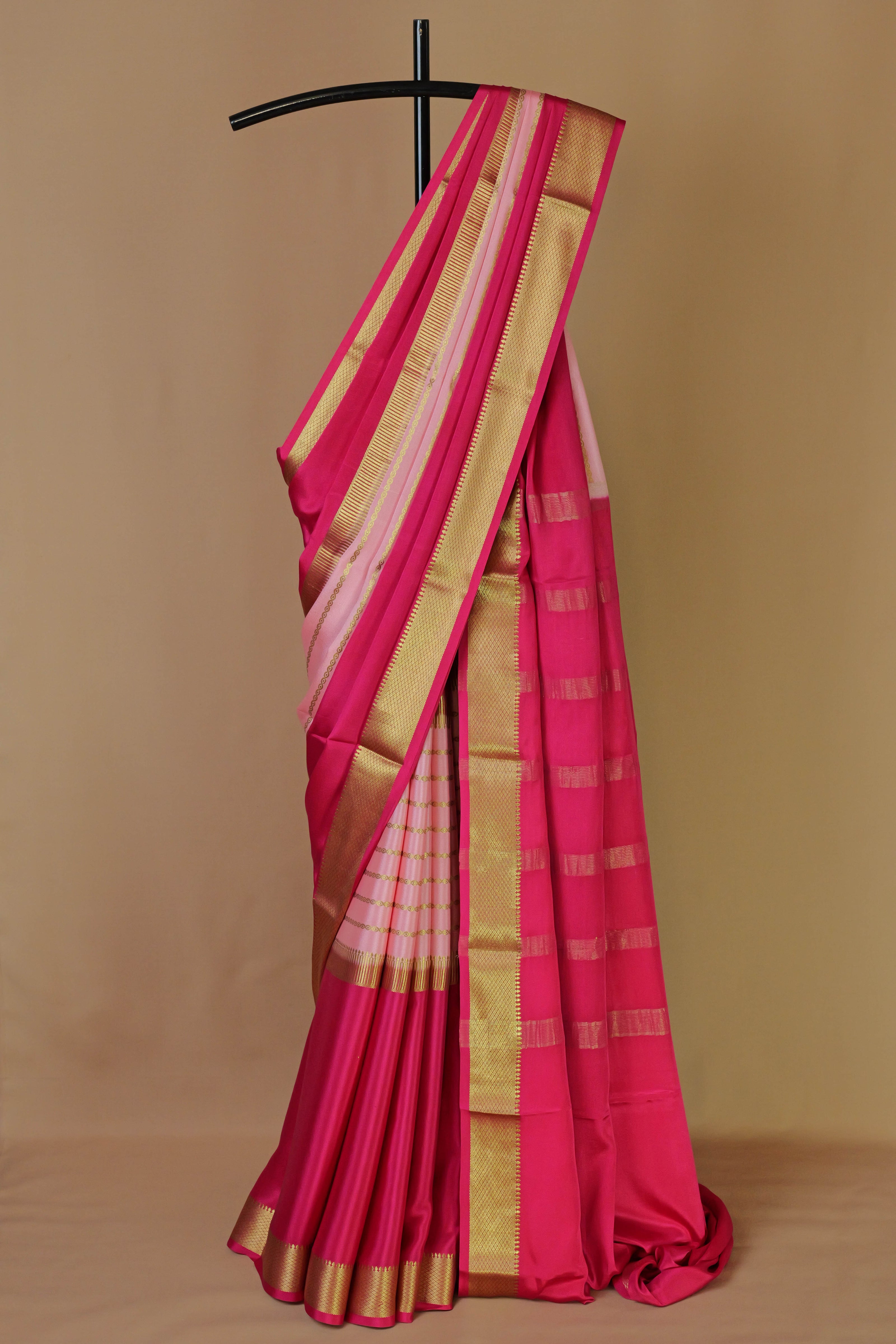 PURE MYSORE SILK SAREES RED