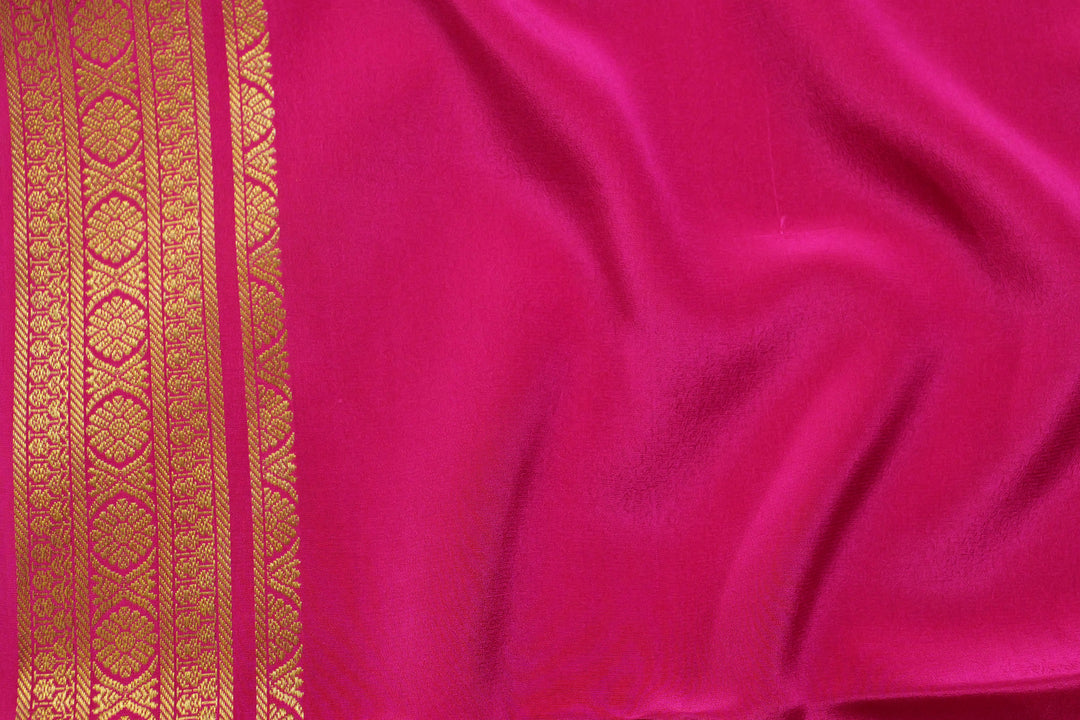 PURE MYSORE SILK SAREE BROWNISH