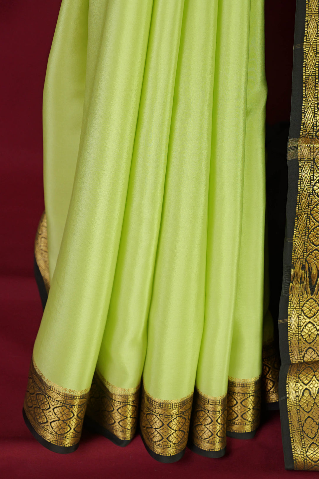 PURE MYSORE SILK SAREE GREEN