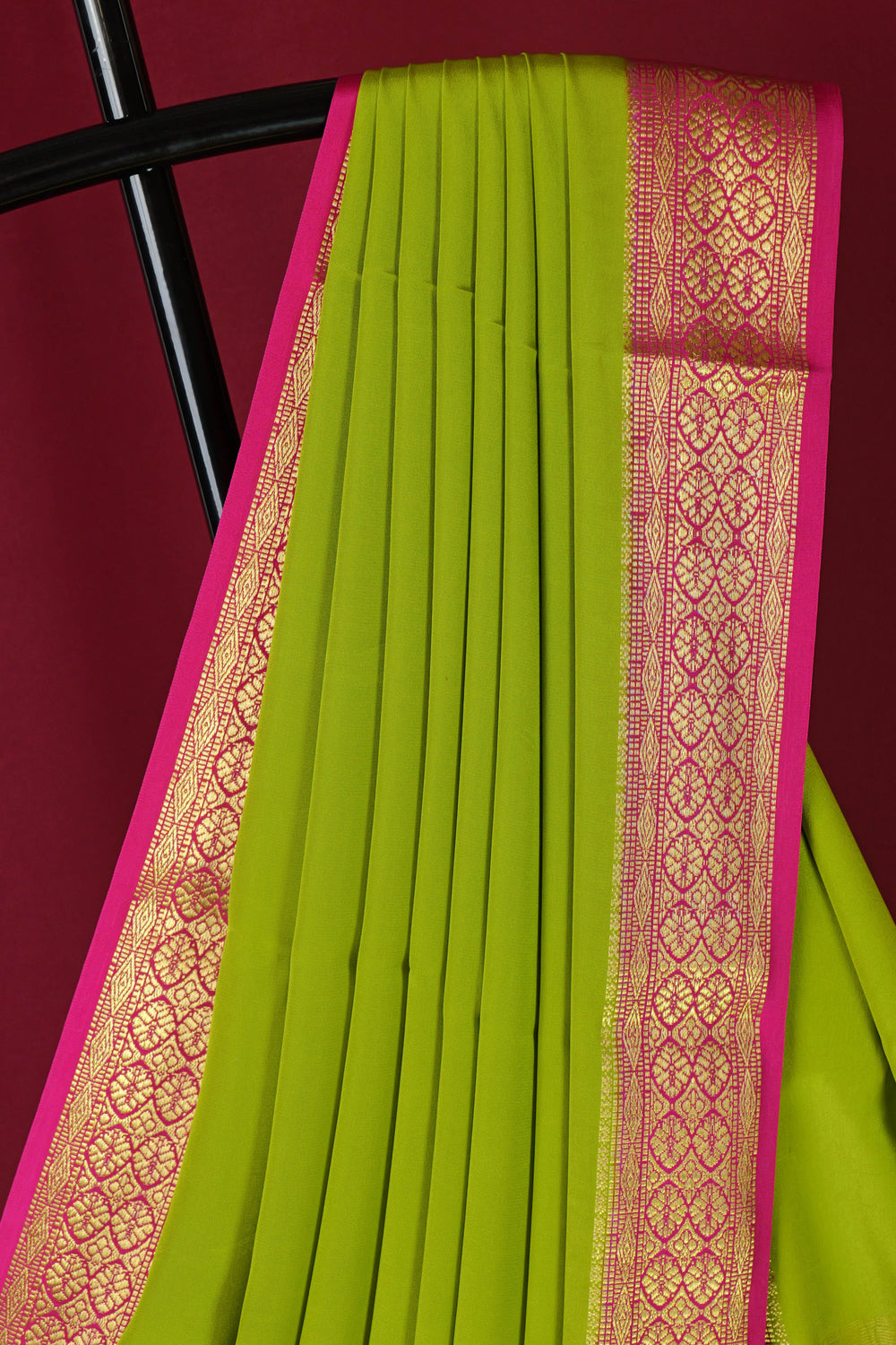 PURE MYSORE SILK SAREE GREEN