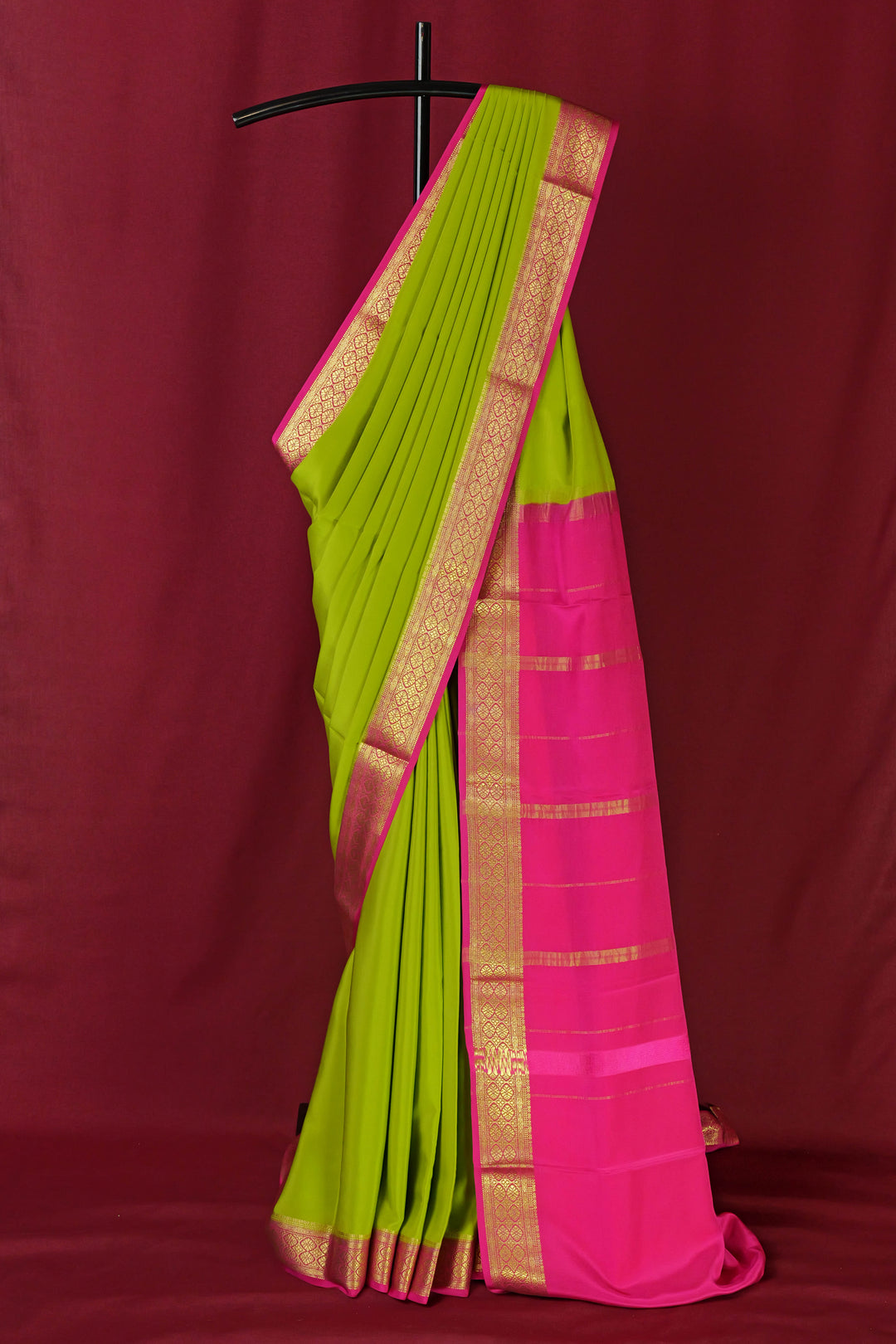 PURE MYSORE SILK SAREE GREEN