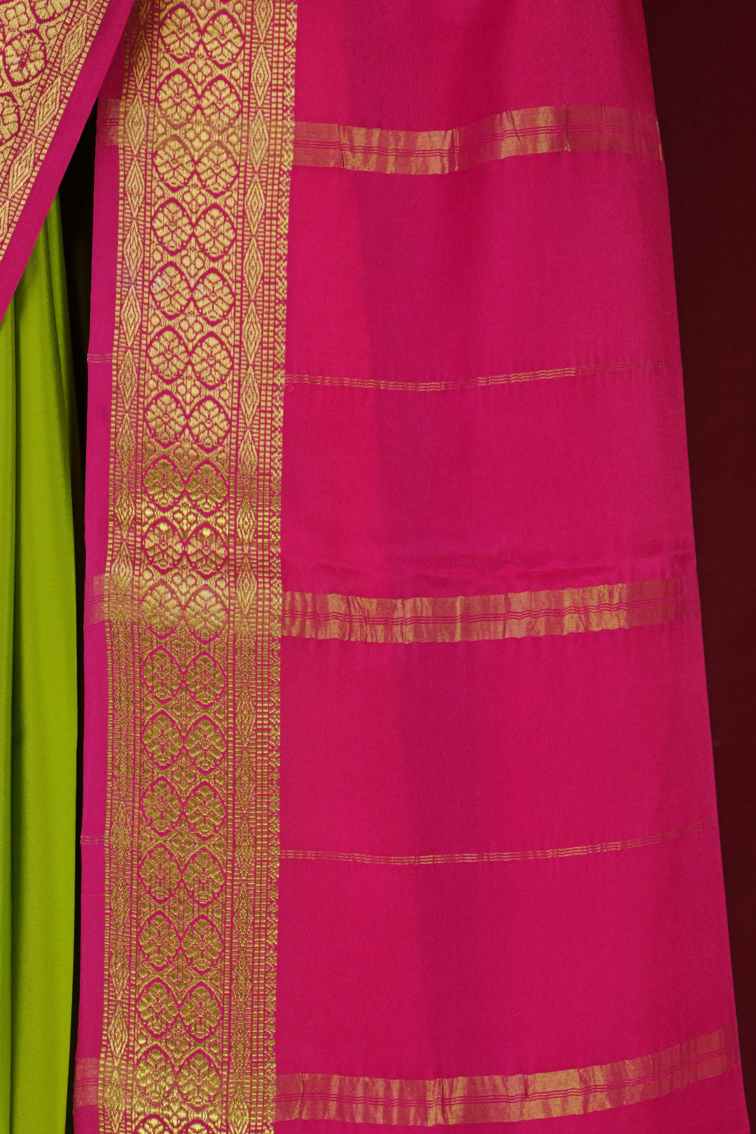 PURE MYSORE SILK SAREE GREEN