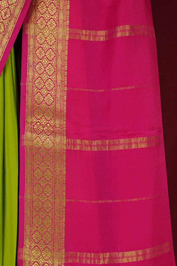 PURE MYSORE SILK SAREE GREEN