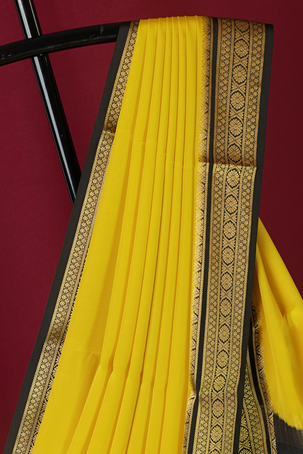 PURE MYSORE SILK SAREE MUSTARD