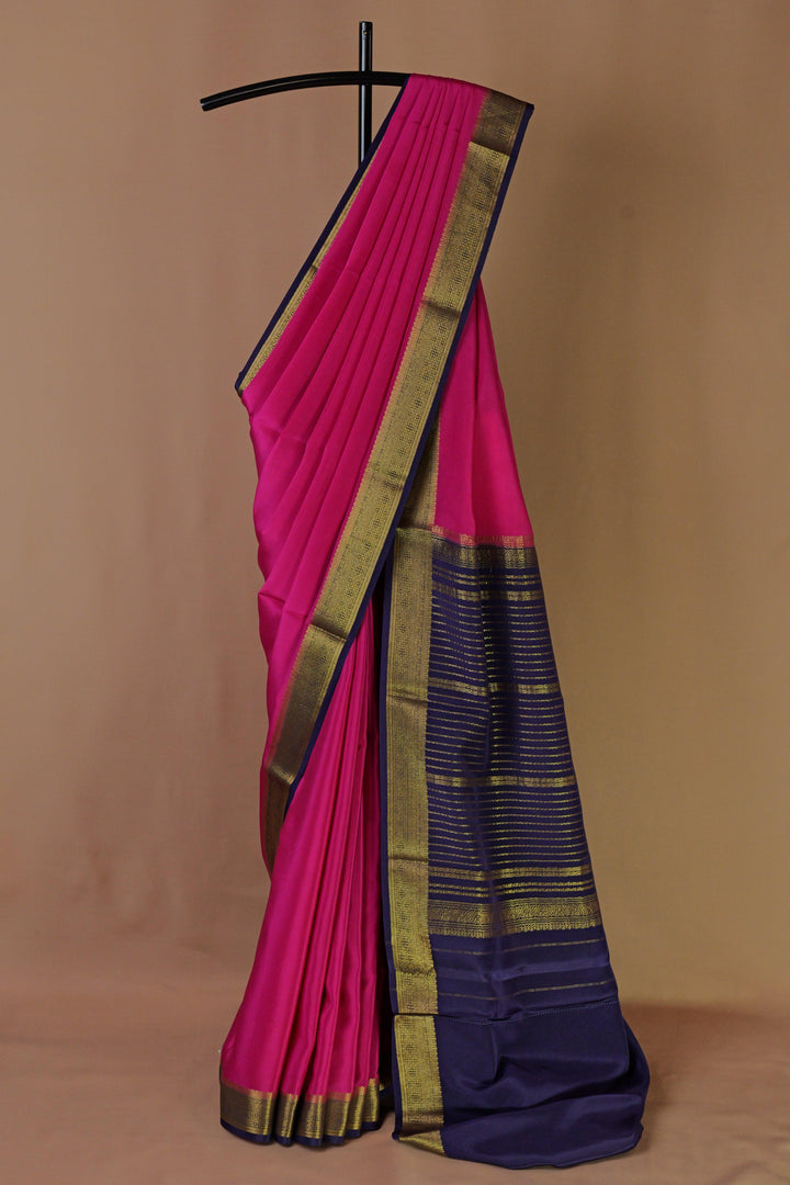 PURE MYSORE SILK SAREE | SILK MARK CERTIFIED - ATHARVA