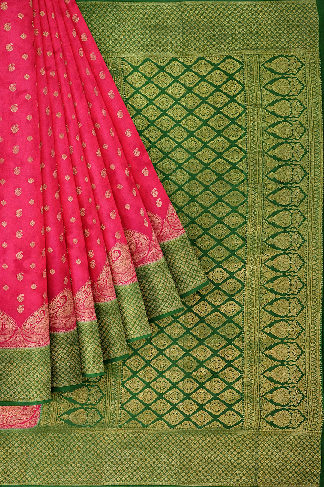 Pure Mysore Crepe Silk Saree | SILK MARK CERTIFIED