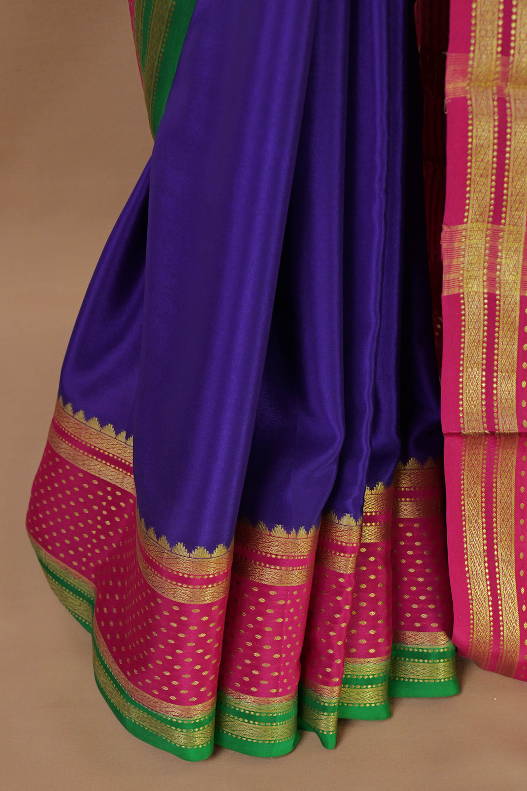 LAVENDER PURE MYSORE SILK SAREES