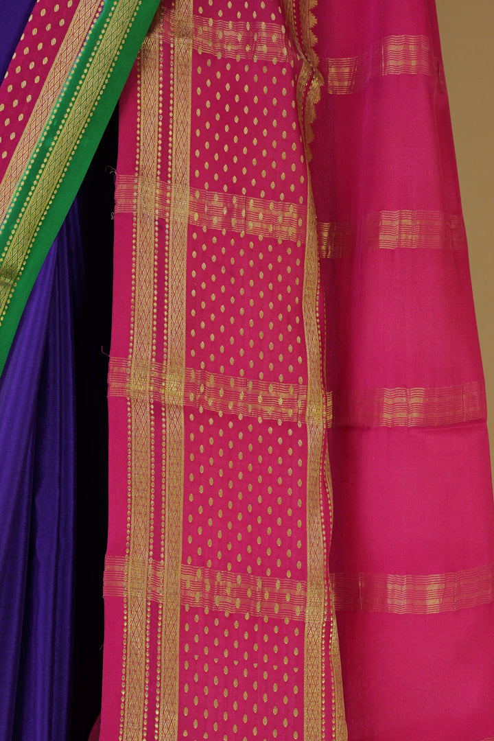 PINK PURE MYSORE SILK SAREES