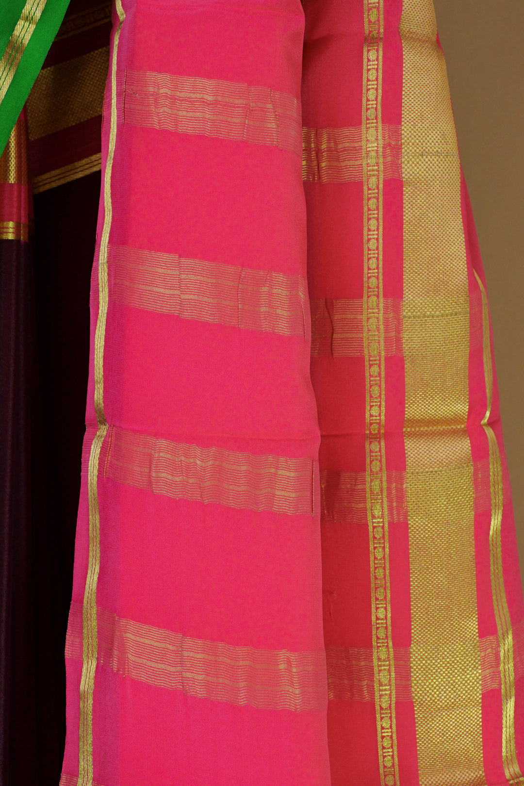 PINK PURE MYSORE SILK SAREES