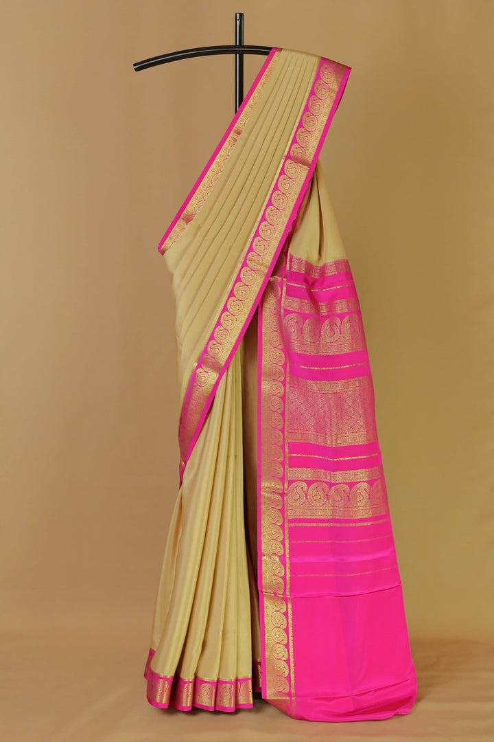 PURE MYSORE CREPE SILK SAREES