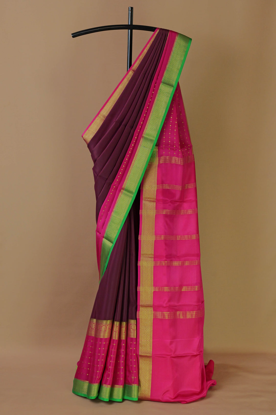 PINK PURE MYSORE SILK SAREES