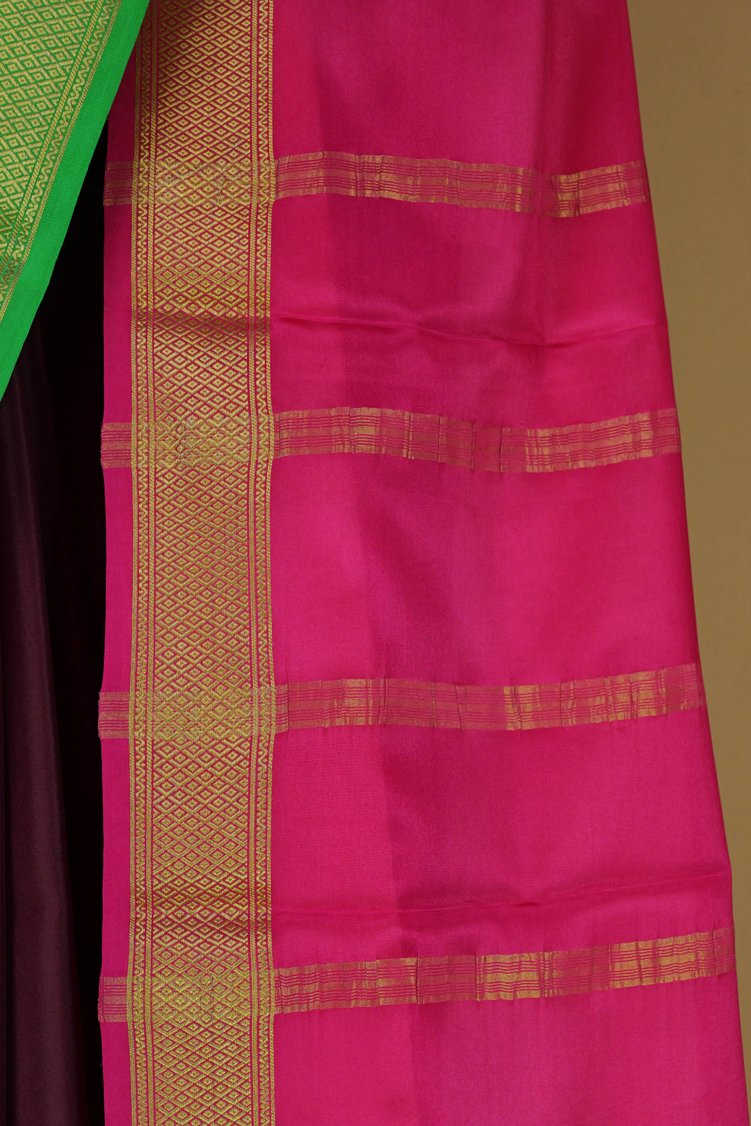 PINK PURE MYSORE SILK SAREES