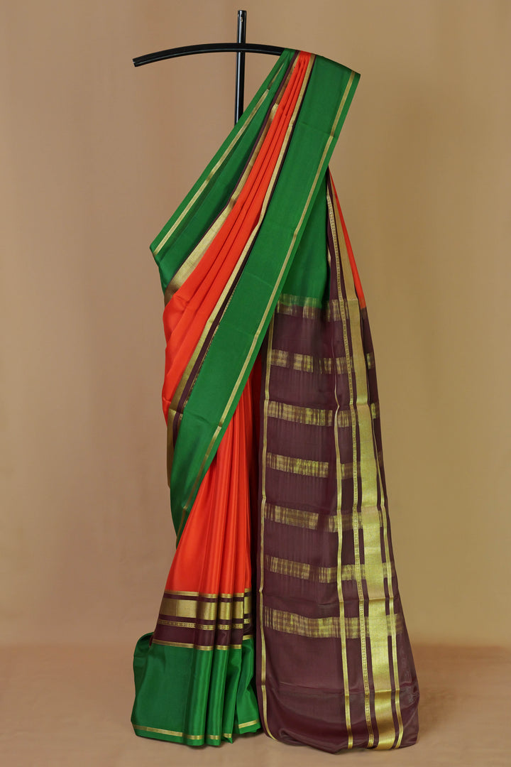 PURE MYSORE CREPE SILK SAREES