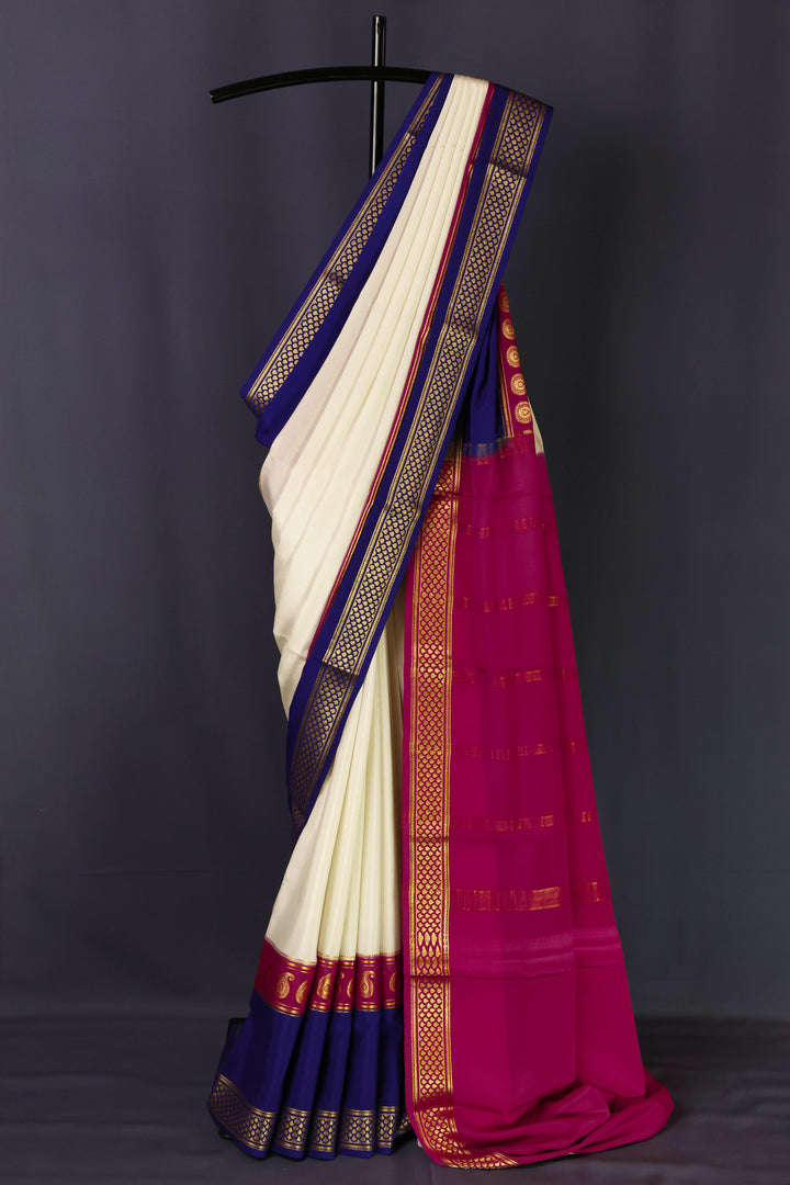 PURE MYSORE CREPE SILK SAREES